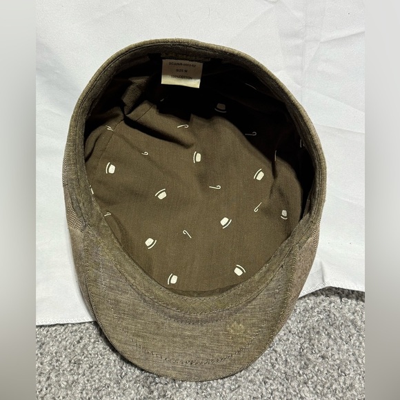 Vintage Dobbs Brown Flat Cap Size Medium - Picture 6 of 7